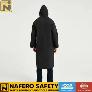 Miniatur galeri RHODEY Jas Hujan Premium Portable Poncho Anti Rembes Dewasa EVA Waterproof Raincoat